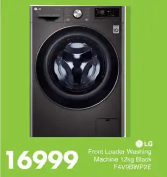 Save Hyper LG Front Loader Washing Machine Black offer