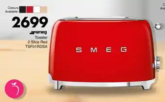 Save Hyper Smeg Toaster 2 Slice Red offer