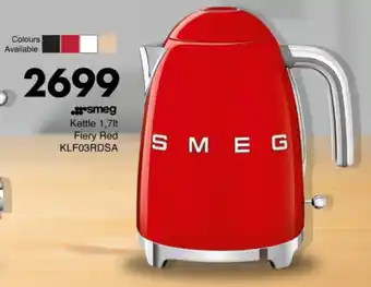 Save Hyper Smeg Kettle Fiery Red offer