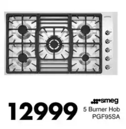 Save Hyper Smeg 5 Burner Hob offer