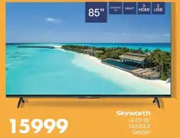 Save Hyper Skyworth QLED 85" Google TV offer