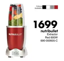 Save Hyper Nutribullet Extractor Red 600W offer