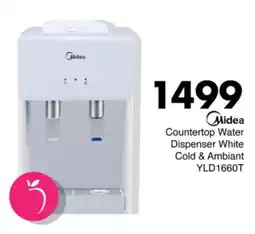 Save Hyper Midea Countertop Water Dispenser White Cold & Ambiant offer