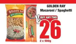Boxer GOLDEN RAY Macaroni / Spaghetti offer