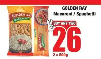 Boxer GOLDEN RAY Macaroni / Spaghetti offer
