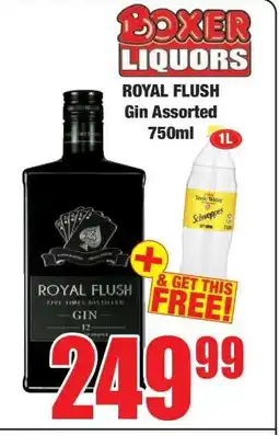 Boxer ROYAL FLUSH GIN ASSORTED 750ML offer