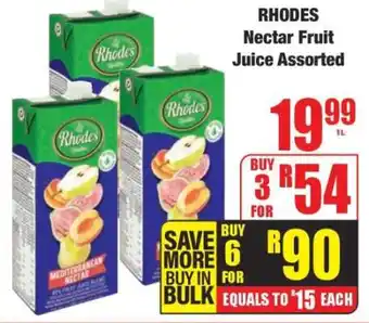 Boxer RHODES Nectar Fruit Juice Assorted offer