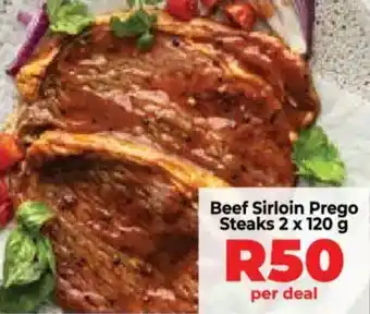 Food Lover's Market Beef Sirloin Prego Steaks offer