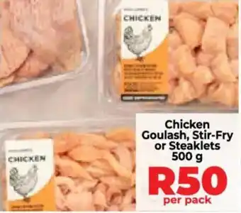Food Lover's Market Chicken Goulash, Stir-Fry or Steaklets offer