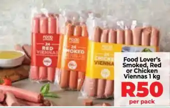 Food Lover's Market Food Lover's Smoked, Red or Chicken Viennas offer