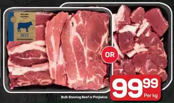 Pick n Pay Hypermarket Bulk Stewing Beef or Potjiekos offer