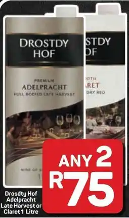 Pick n Pay Hypermarket Drosdty Hof Adelpracht Late Harvest or Claret offer