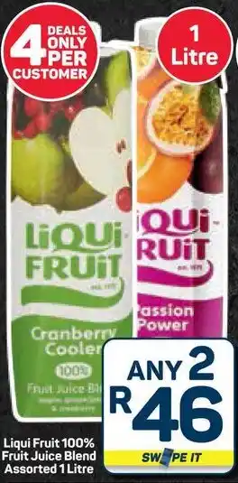 Pick n Pay Hypermarket Liqui Fruit 100% Fruit Juice Blend Assorted offer