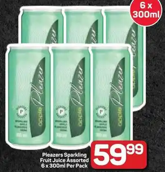 Pick n Pay Hypermarket Pleazers Sparkling Fruit Juice Assorted offer