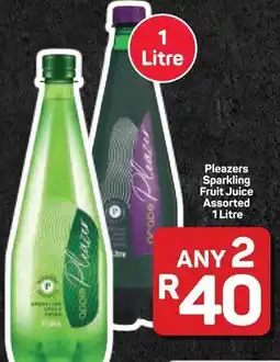 Pick n Pay Hypermarket Pleazers Sparkling Fruit Juice Assorted offer