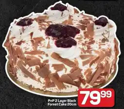 Pick n Pay Hypermarket PnP 2 Layer Black Forest Cake offer