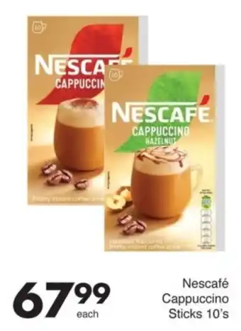 Save Nescafé Cappuccino Sticks offer