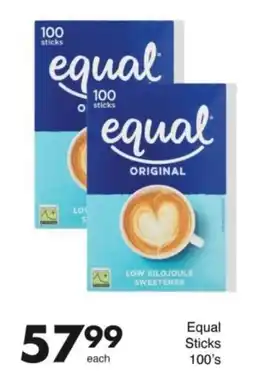Save Equal Sticks offer
