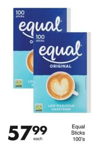 Save Equal Sticks offer