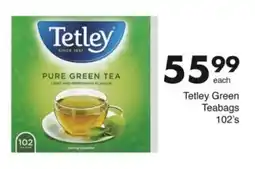 Save Tetley Green Teabags offer