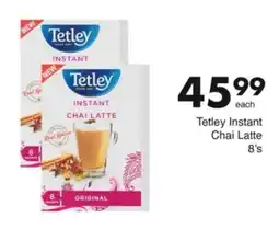 Save Tetley Instant Chai Latte offer