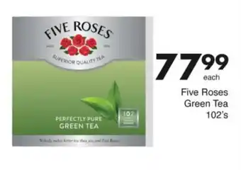 Save Five Roses Green Tea offer