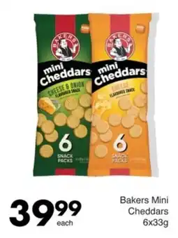 Save Bakers Mini Cheddars offer