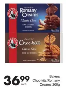 Save Bakers Choc-kits/ Romany Creams offer
