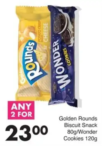 Save Golden Rounds Biscuit Snack/ Wonder Cookies offer