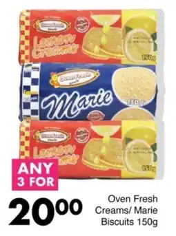 Save Oven Fresh Creams/ Marie Biscuits offer
