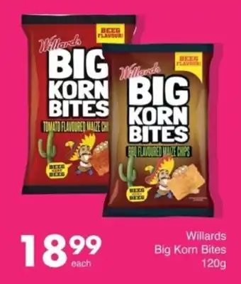 Save Willards Big Korn Bites offer