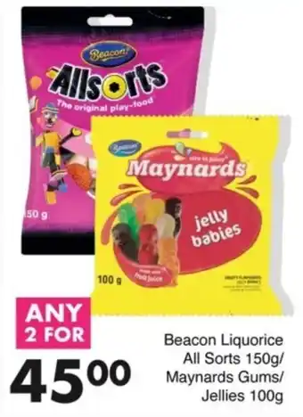 Save Beacon Liquorice All Sorts/ Maynards Gums/ Jellies offer
