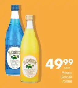 Save Roses Cordial offer