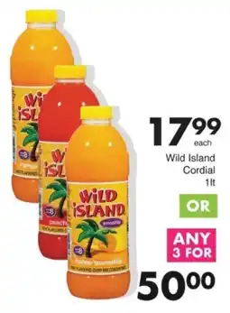 Save Wild Island Cordial offer