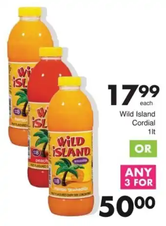 Save Wild Island Cordial offer