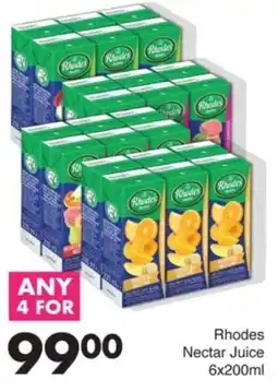 Save Rhodes Nectar Juice offer