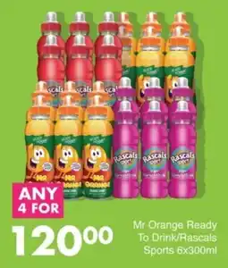 Save Mr Orange Ready To Drink/ Rascals Sports offer