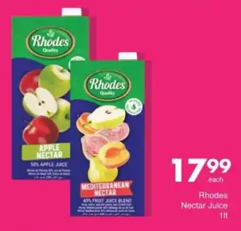 Save Rhodes Nectar Juice offer