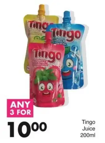Save Tingo Juice offer
