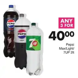 Save Pepsi Max/ Light/ 7UP offer