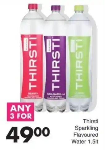 Save Thirsti Sparkling Flavoured Water offer