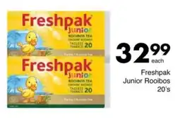 Save Freshpak Junior Rooibos offer