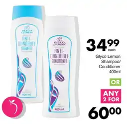 Save Glyco Lemon Shampoo/ Conditioner offer