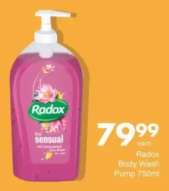 Save Radox Body Wash Pump offer