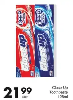 Save Close-Up Toothpaste offer
