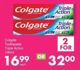 Save Colgate Toothpaste Triple Action offer