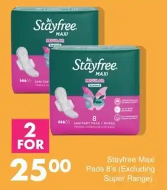 Save Stayfree Maxi Pads offer