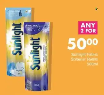 Save Sunlight Fabric Softener Refills offer