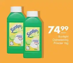 Save Sunlight Dishwashing Powder offer