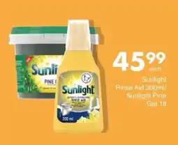 Save Sunlight Rinse Aid/ Sunlight Pine Gel offer